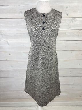 Vintage 1960s-70s Shaker Square Classic Dress
